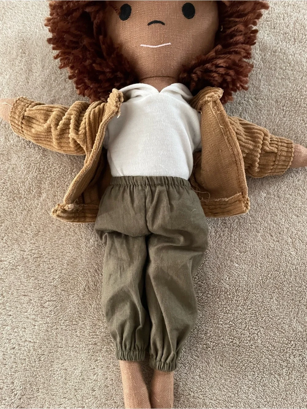 Harperlman Ashton 14” Plush Linen Doll - EUC - Complete Outfit Target